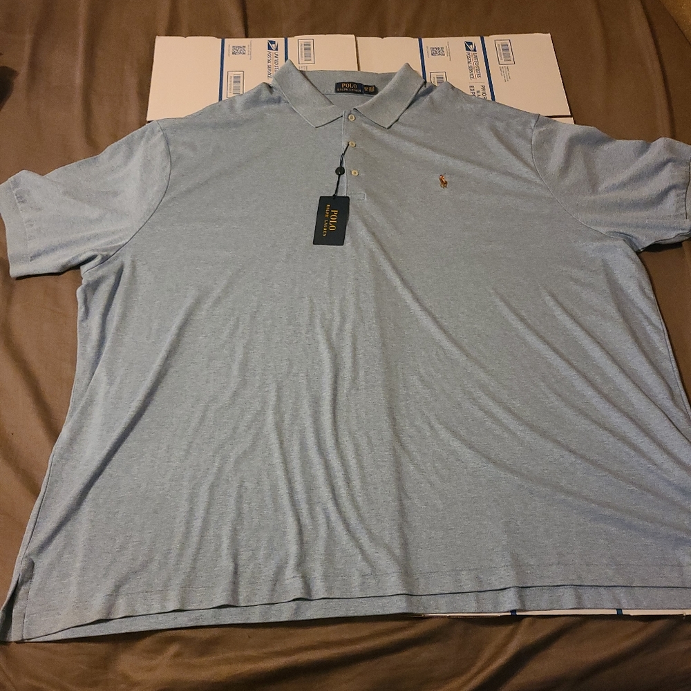 Polo Ralph Lauren Baby Blue Shirt 5XB